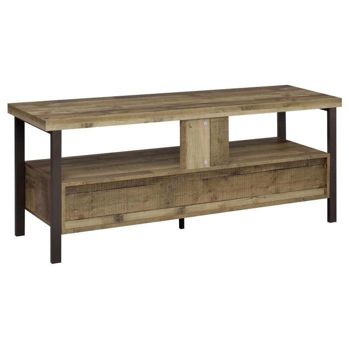 Ruston 59" 2-drawer TV Console WEATHERED PINE