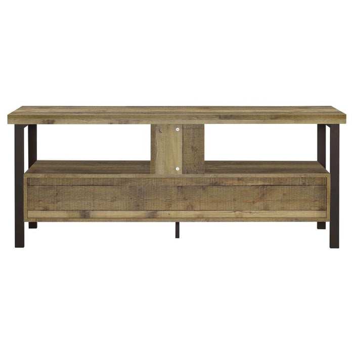 Ruston 59" 2-drawer TV Console WEATHERED PINE