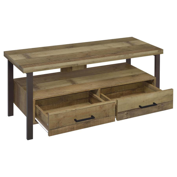 Ruston 47" 2-drawer TV Console WEATHERED PINE