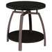 dacre-round-end-table-dark-grey-and-black-nickel