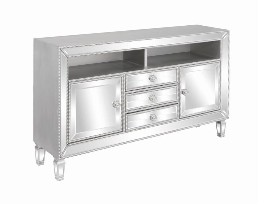 Starlite 60" TV Console METALLIC PLATINUM ONLY