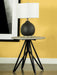 hadi-round-end-table-with-hairpin-legs-cement-and-gunmetal