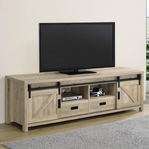 madra-rectangular-79-tv-console-w-2-sliding-doors-anitque-pine