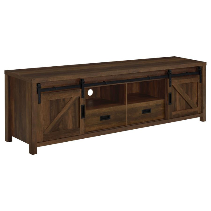 Madra Rectangular 79" TV Console with 2 Sliding Doors