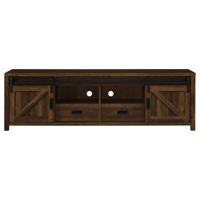 Madra Rectangular 79" TV Console with 2 Sliding Doors