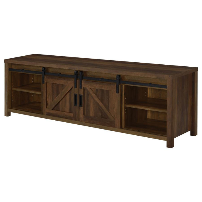 Madra Rectangular 79" TV Console with 2 Sliding Doors