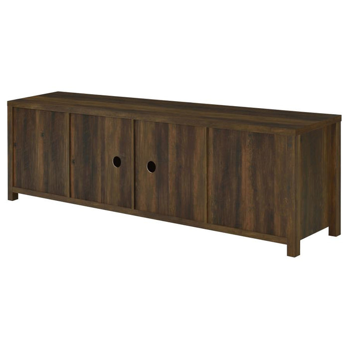 Madra Rectangular 79" TV Console with 2 Sliding Doors