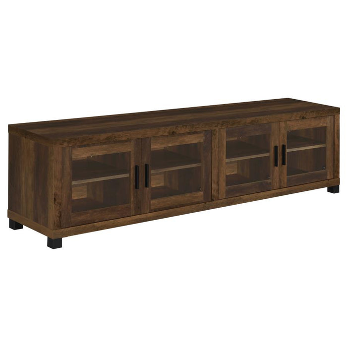 Sachin Rectangular 79"TV Console with Glass Doors