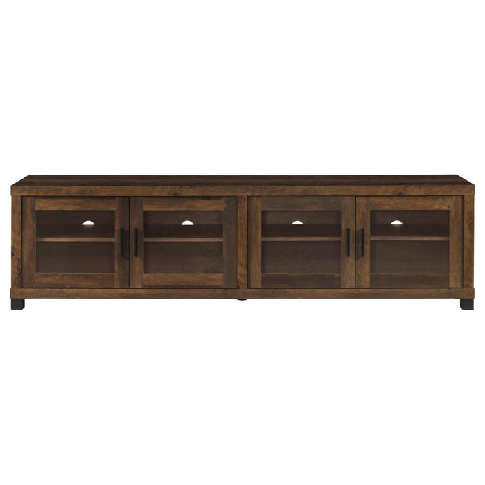 Sachin Rectangular 79"TV Console with Glass Doors