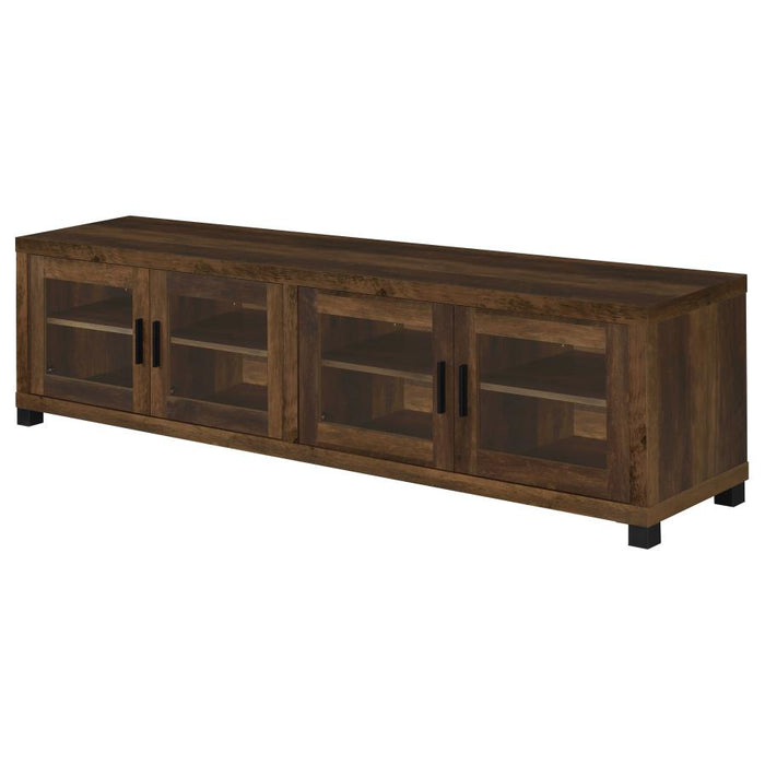 Sachin Rectangular 79"TV Console with Glass Doors