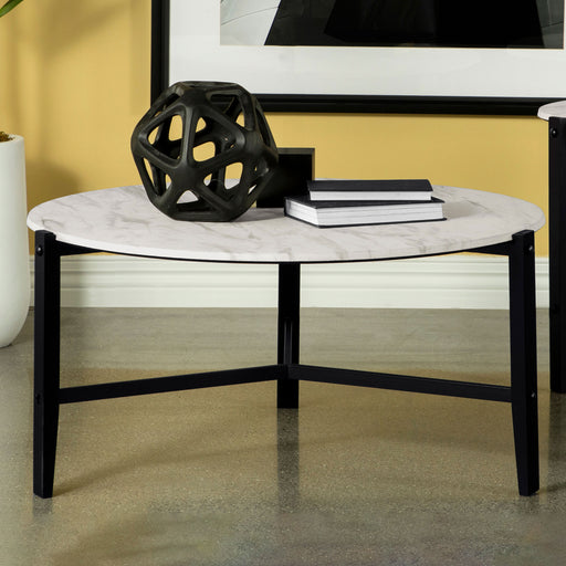 tandi-round-coffee-table-faux-white-marble-and-black