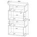 emelle-4-tier-bookcase-white-and-clear