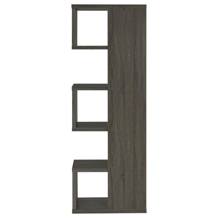 Joey 5-tier Bookcase Weathered Grey