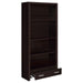 skylar-5-shelf-bookcase-with-storage-drawer-cappuccino-1