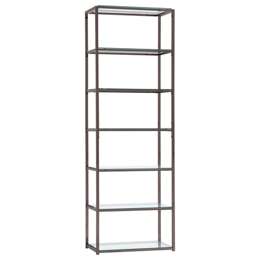 g801017-contemporary-black-nickel-six-tier-bookcase