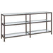 kate-2-tier-bookcase-black-nickel