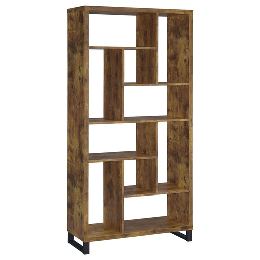 rustic-antique-nutmeg-bookcase