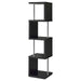 baxter-4-shelf-bookcase-black-and-chrome