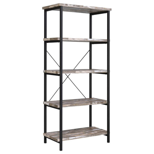 kemper-4-shelf-bookcase-salvaged-cabin-and-black