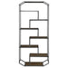 leland-6-shelf-bookcase-rustic-brown-and-dark-grey