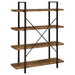 cole-4-shelf-bookcase-antique-nutmeg-and-black