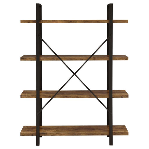 cole-4-shelf-bookcase-antique-nutmeg-and-black