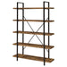 cole-5-shelf-bookcase-antique-nutmeg-and-black