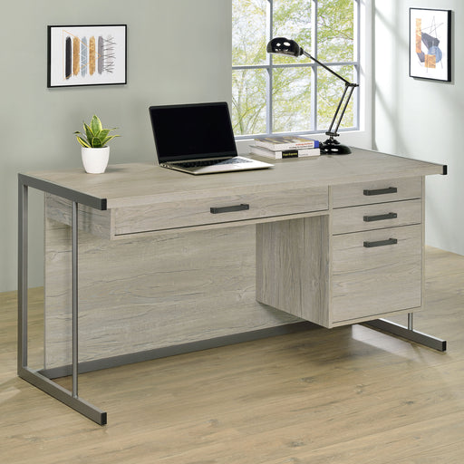 loomis-4-drawer-rectangular-office-desk-whitewashed-grey-and-gunmetal