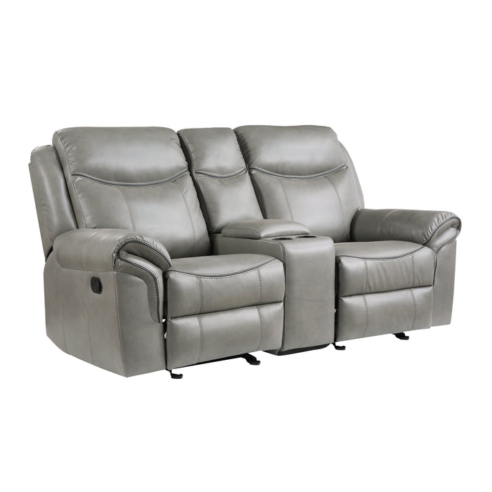 Aram Recliner Loveseat GREY