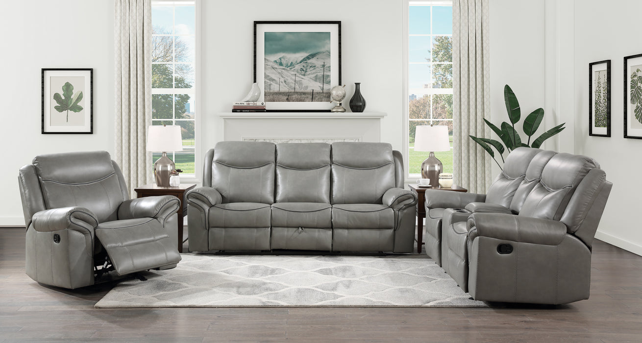 Aram Recliner Loveseat GREY