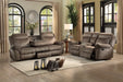 aram-recliner-loveseat-brown-microfiber