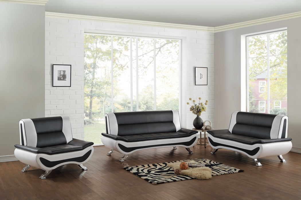 Veloce Sofa Black/White