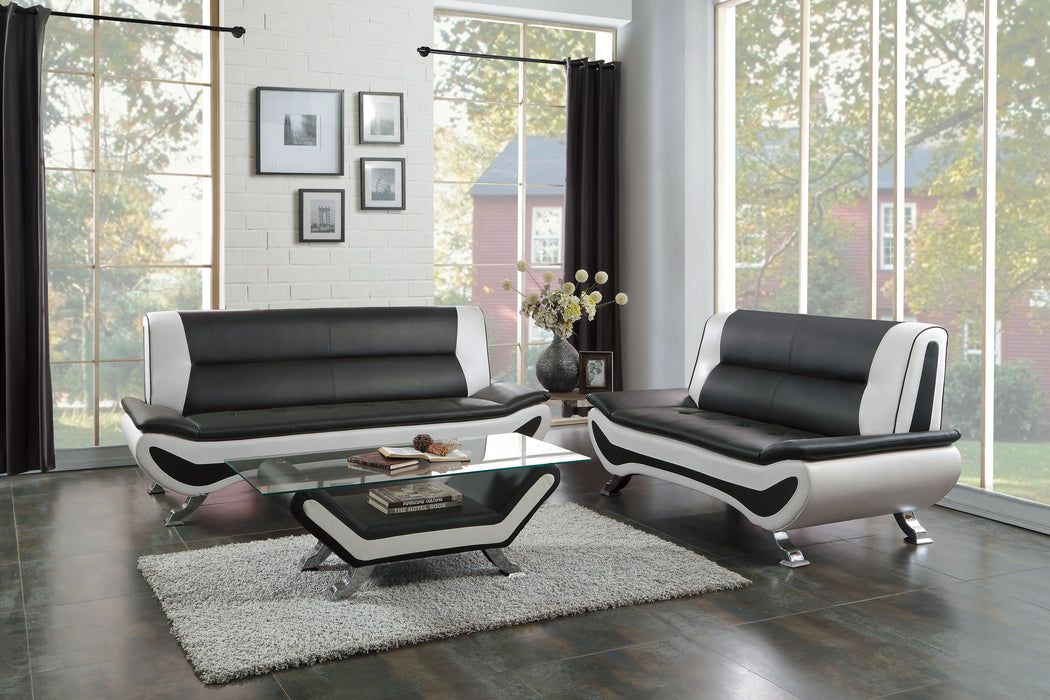 Veloce Sofa Black/White