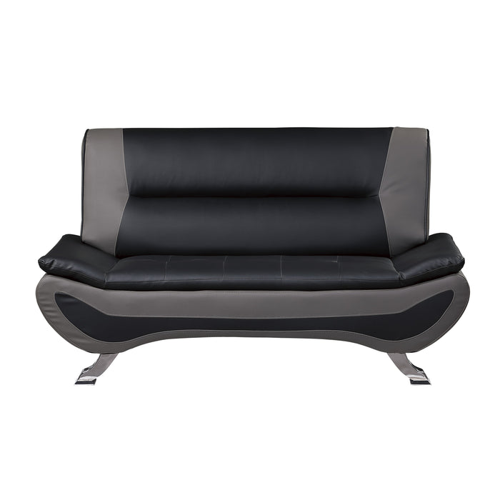 Veloce Loveseat BLACK/GREY