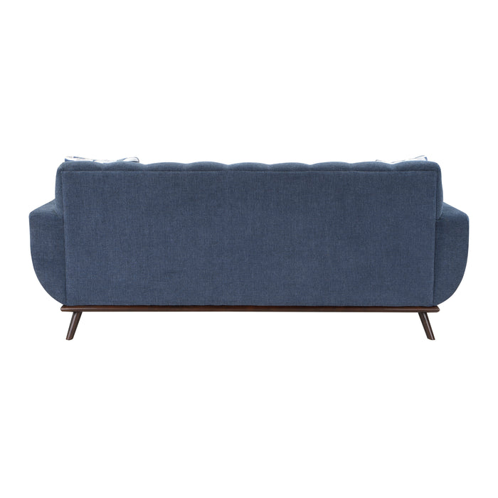 # Mid Century Reversible Sofa Chaise BLUE