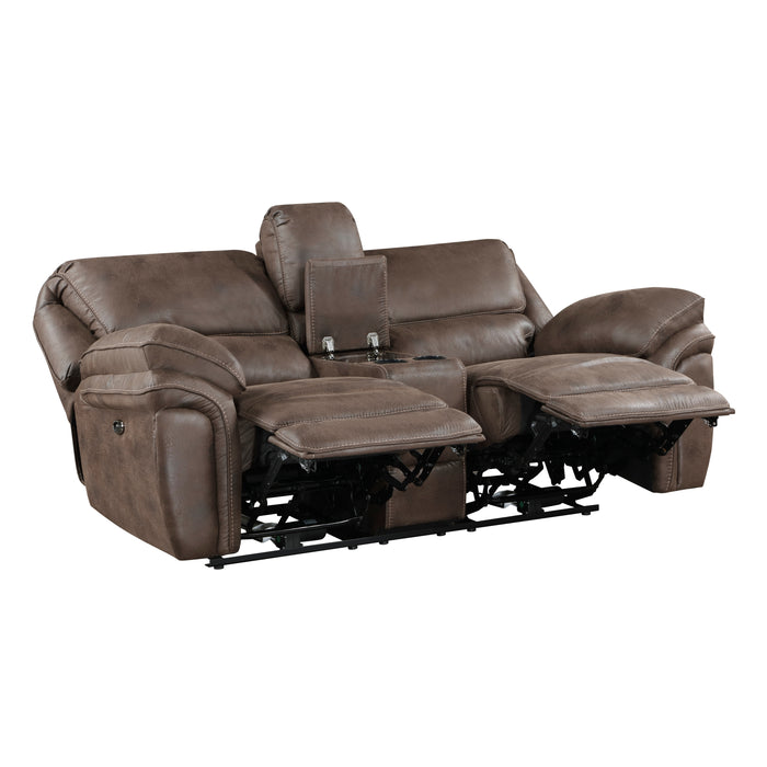 Proctor Power Recliner Loveseat BROWN