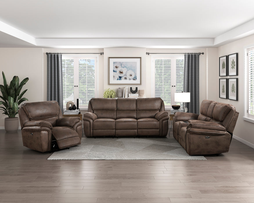 Proctor Power Recliner Loveseat BROWN