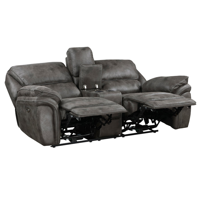 Proctor Power Recliner Loveseat DARK GREY