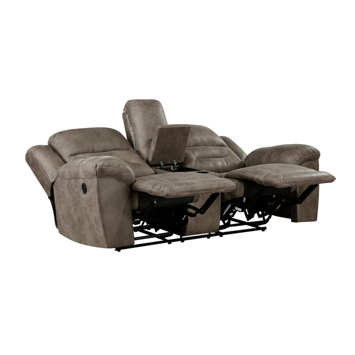 Hazen Recliner Loveseat BROWN