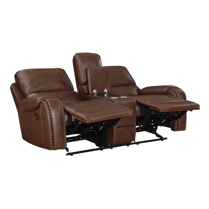 Newnan Recliner BRWON VINYL