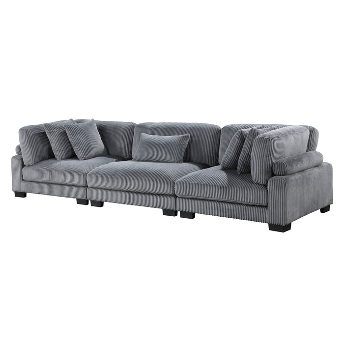 Traverse 3 PC Modular XL Sofa GREY