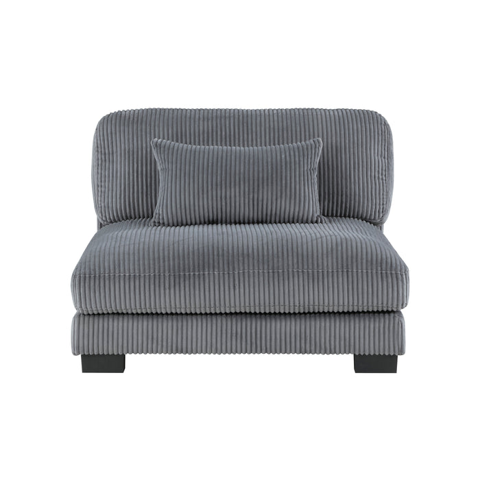 Traverse 4-Piece Modular Sectional W/ Ottoman GREY