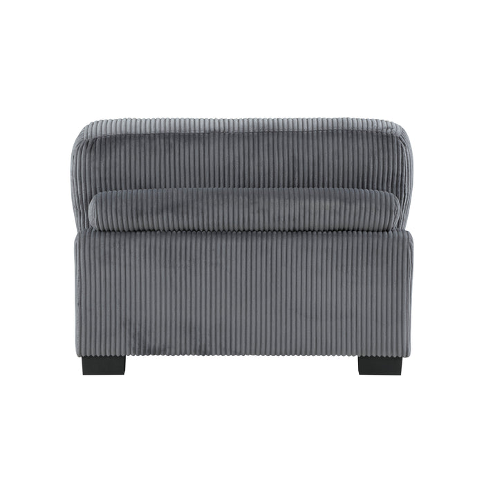 Traverse 5-Piece Modular Sectional W/ Ottoman GREY