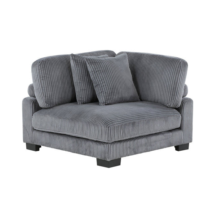 Traverse 4-Piece Modular Sectional W/ Ottoman GREY