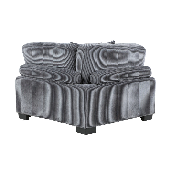 Traverse 5-Piece Modular Sectional W/ Ottoman GREY