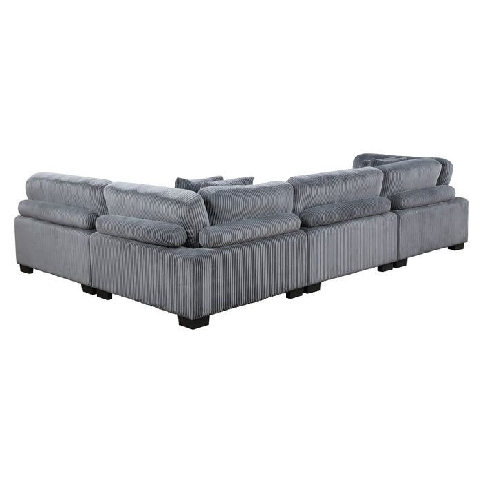 Traverse 4-Piece Modular Sectional GREY