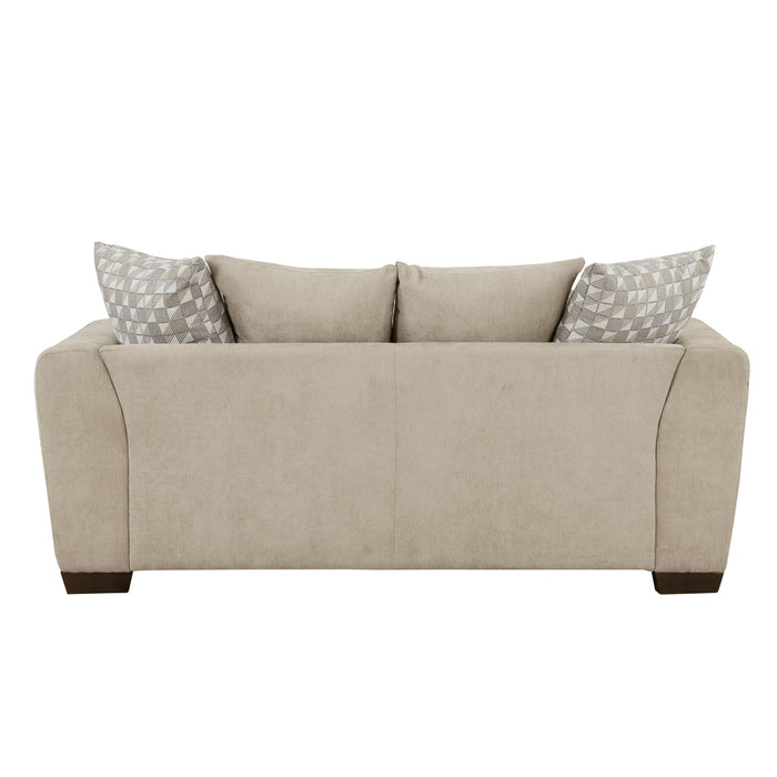 SS Chenille Loveseat LITE BROWN