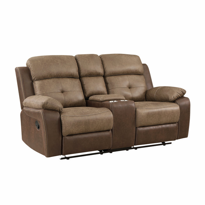 Glendale Recliner Loveseat BROWN