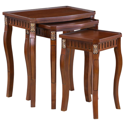 traditional-warm-brown-nesting-table