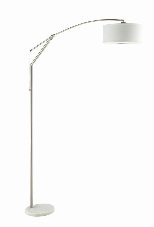 moniz-adjustable-arched-arm-floor-lamp-chrome-and-white